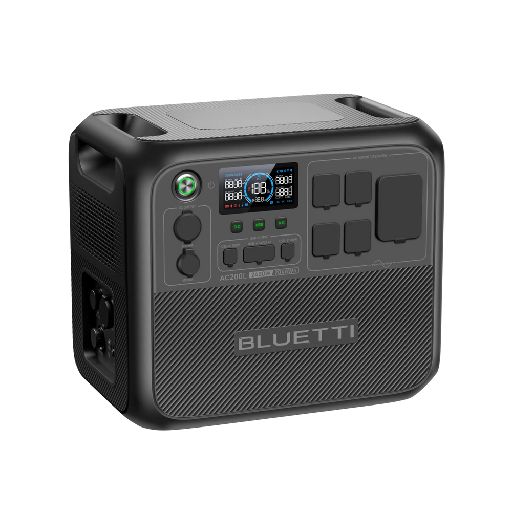 BLUETTI AC200L Portable Power Station | 2,400W,2,048Wh, Portable Power