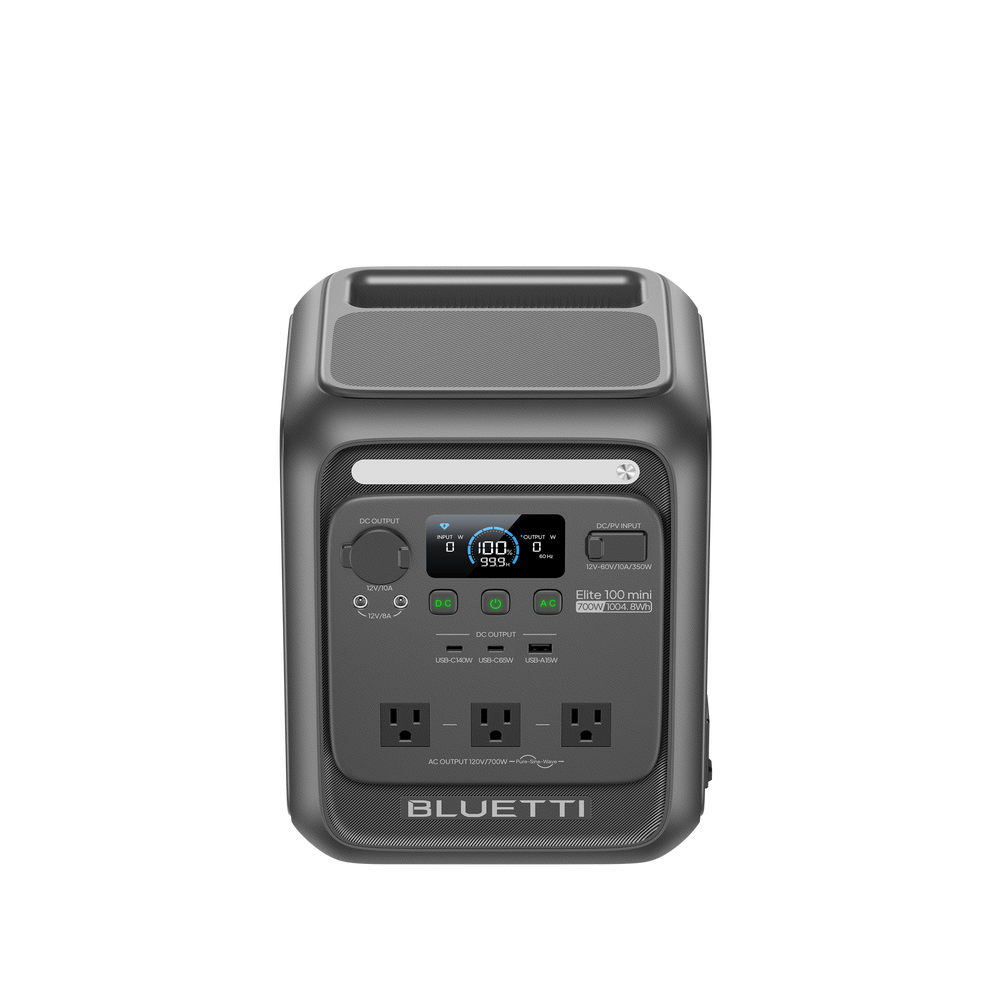 BLUETTI Elite 100 mini Portable Power Station |1,004Wh 700W