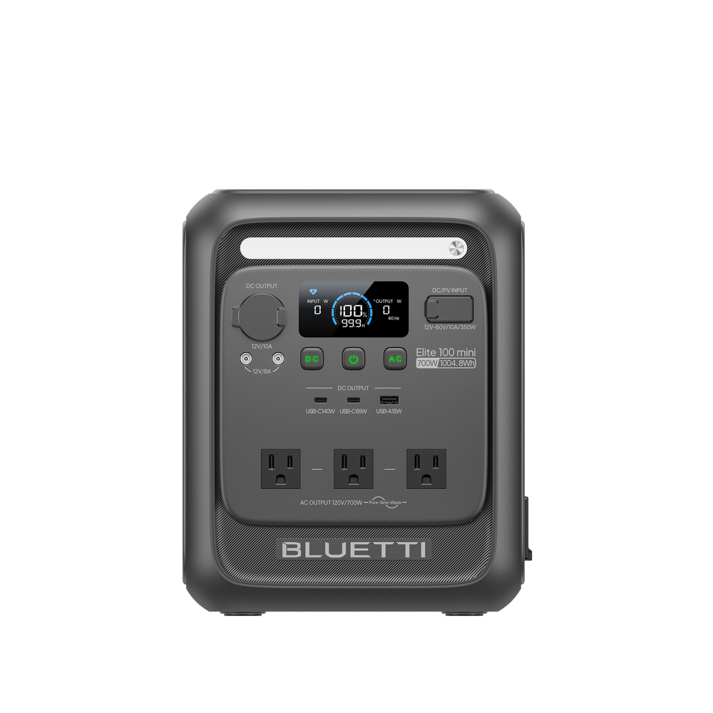 BLUETTI Elite 100 mini Portable Power Station |1,004Wh 700W