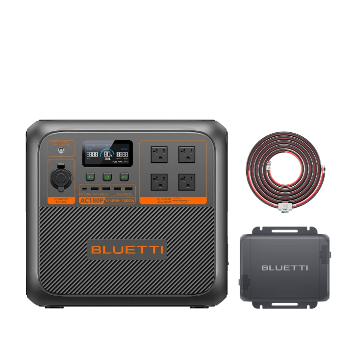 BLUETTI AC180P Portable Power Station | 1,800W 1,440Wh