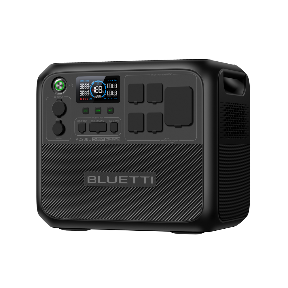 BLUETTI AC200L Solar Generator | 2,400W 2,048Wh