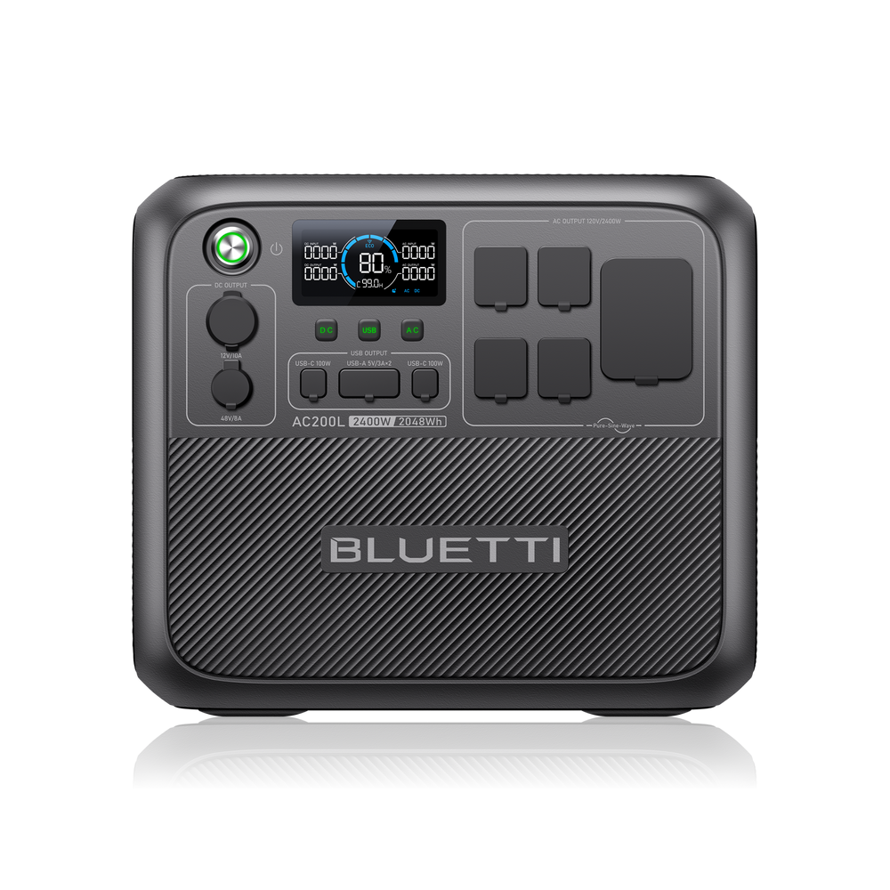 BLUETTI AC200L Portable Power Station | 2,400W,2,048Wh, Portable Power