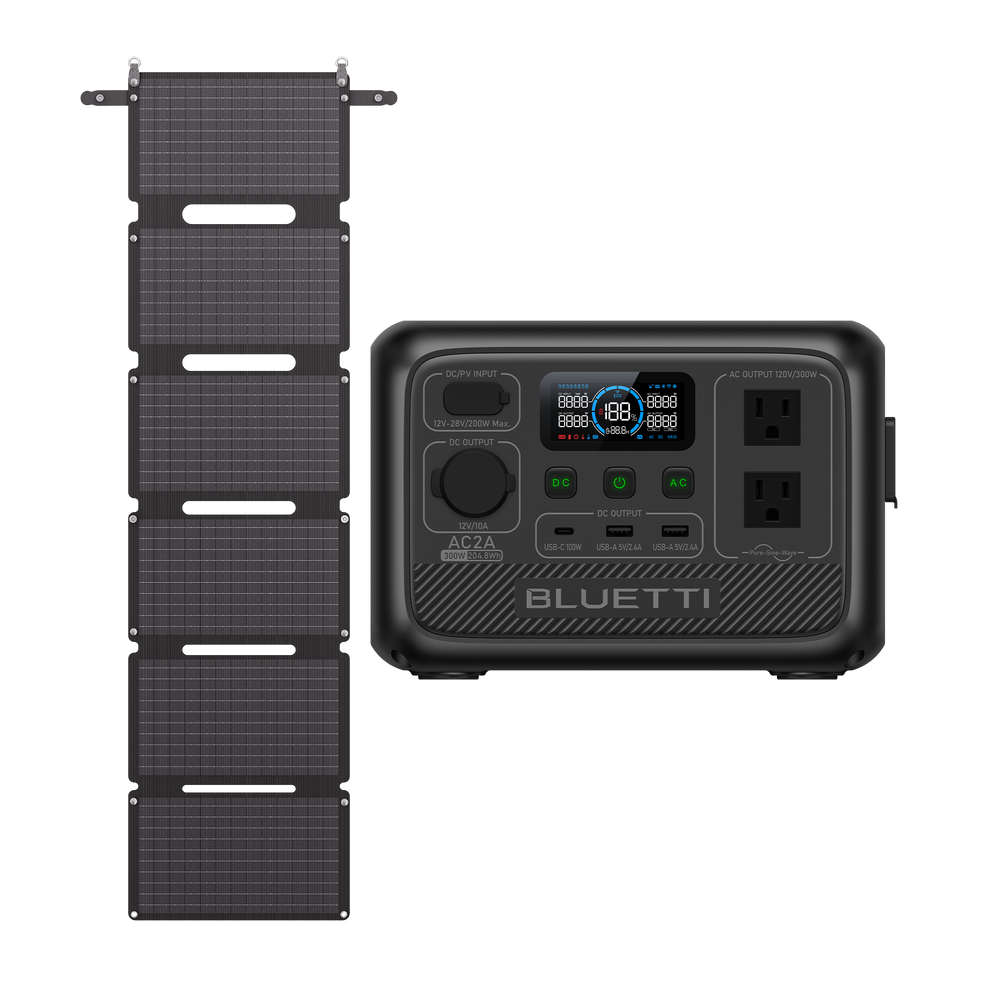BLUETTI AC2A Portable Power Station | 300W 204Wh