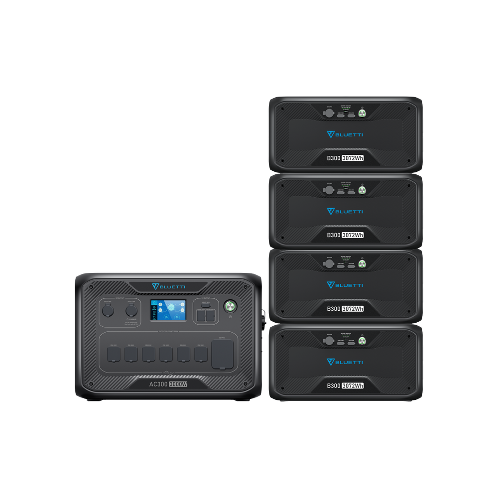 BLUETTI AC300 + 4*B300 | Home Battery Backup