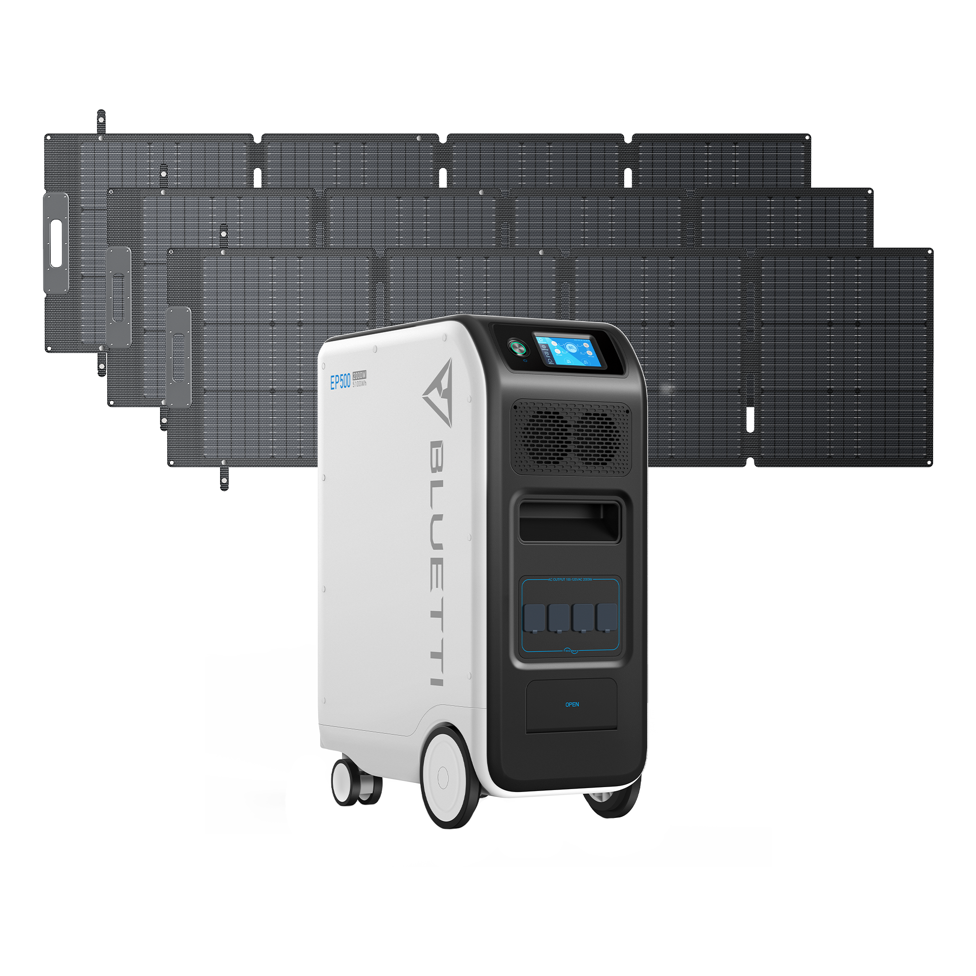 BLUETTI EP500 + 3*PV200 | All-in-one Power Station | Seamless UPS