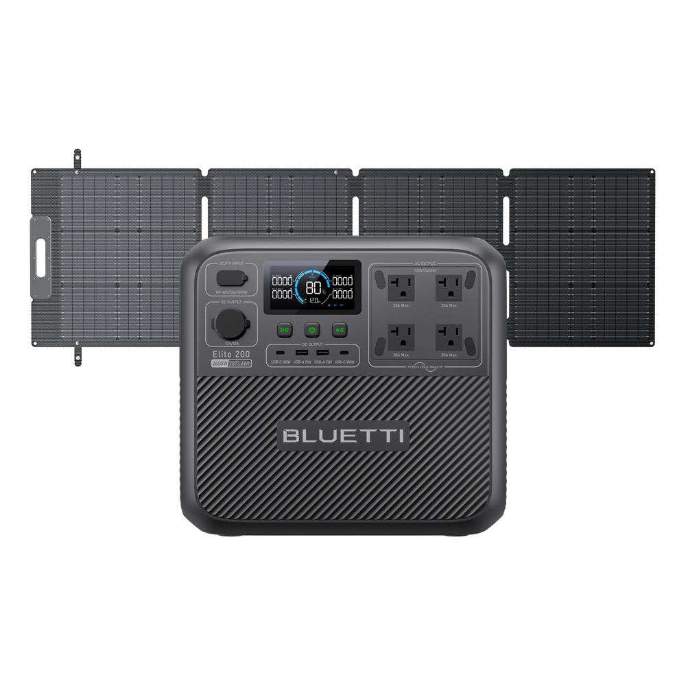 BLUETTI Elite 200 V2+200W Solar-A