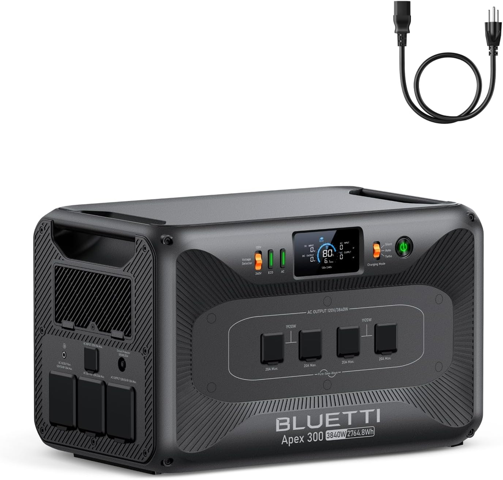 Apex 300 Versatile Power Station | 3,840W, 2,764.8Wh-A