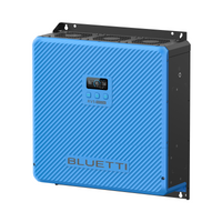 BLUETTI RV5 5000W blue power station with textured front and 80% battery display