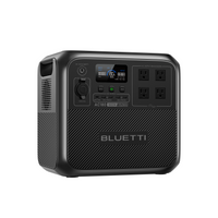 BLUETTI Solar Generator AC180 with 200W Solar Panel (Ships Separately), 1,152Wh Portable Power Station w/ 4 1,800W (2,700W Surge) AC Outlets, LFP Power for Camping, Off-Grid