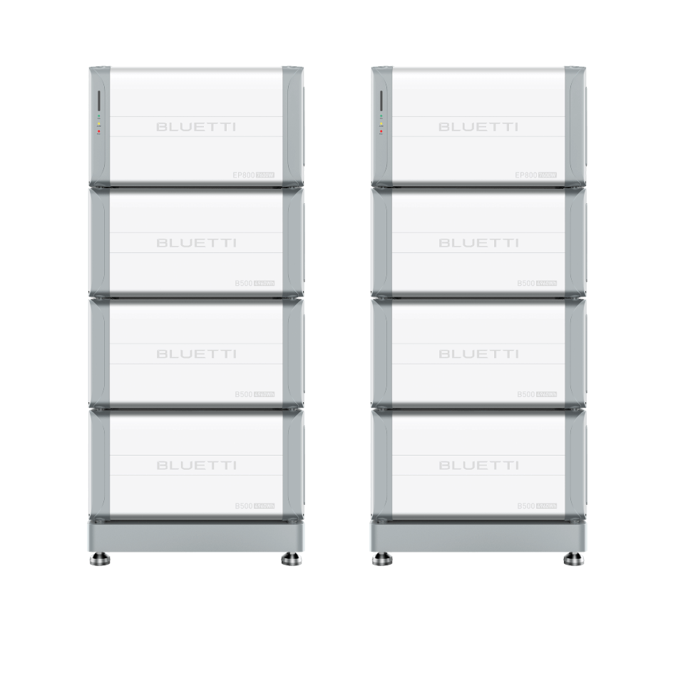 BLUETTI 2*EP800 + 6*B500 Home Battery Backup