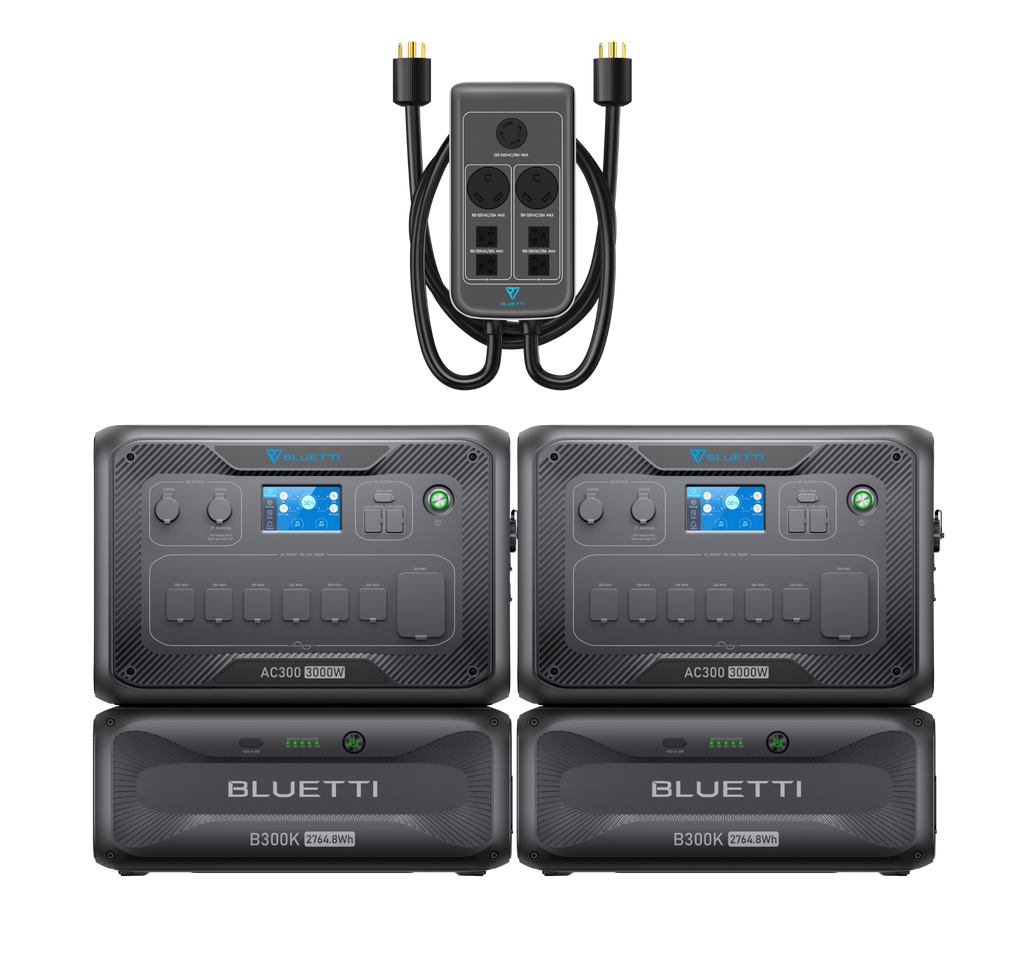 BLUETTI 2*AC300+2*B300K+P030A | Home Battery Backup