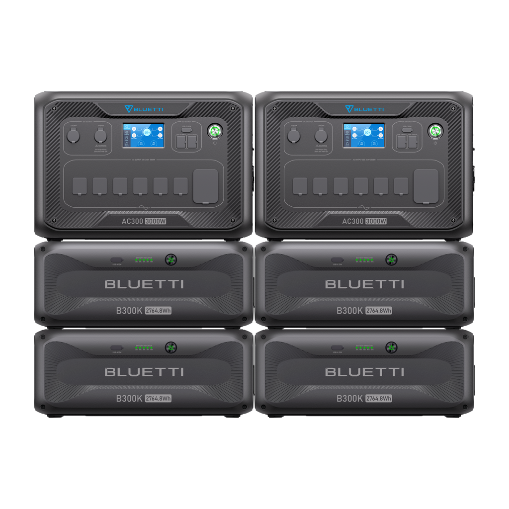 BLUETTI 2*AC300+4*B300K | Home Battery Backup