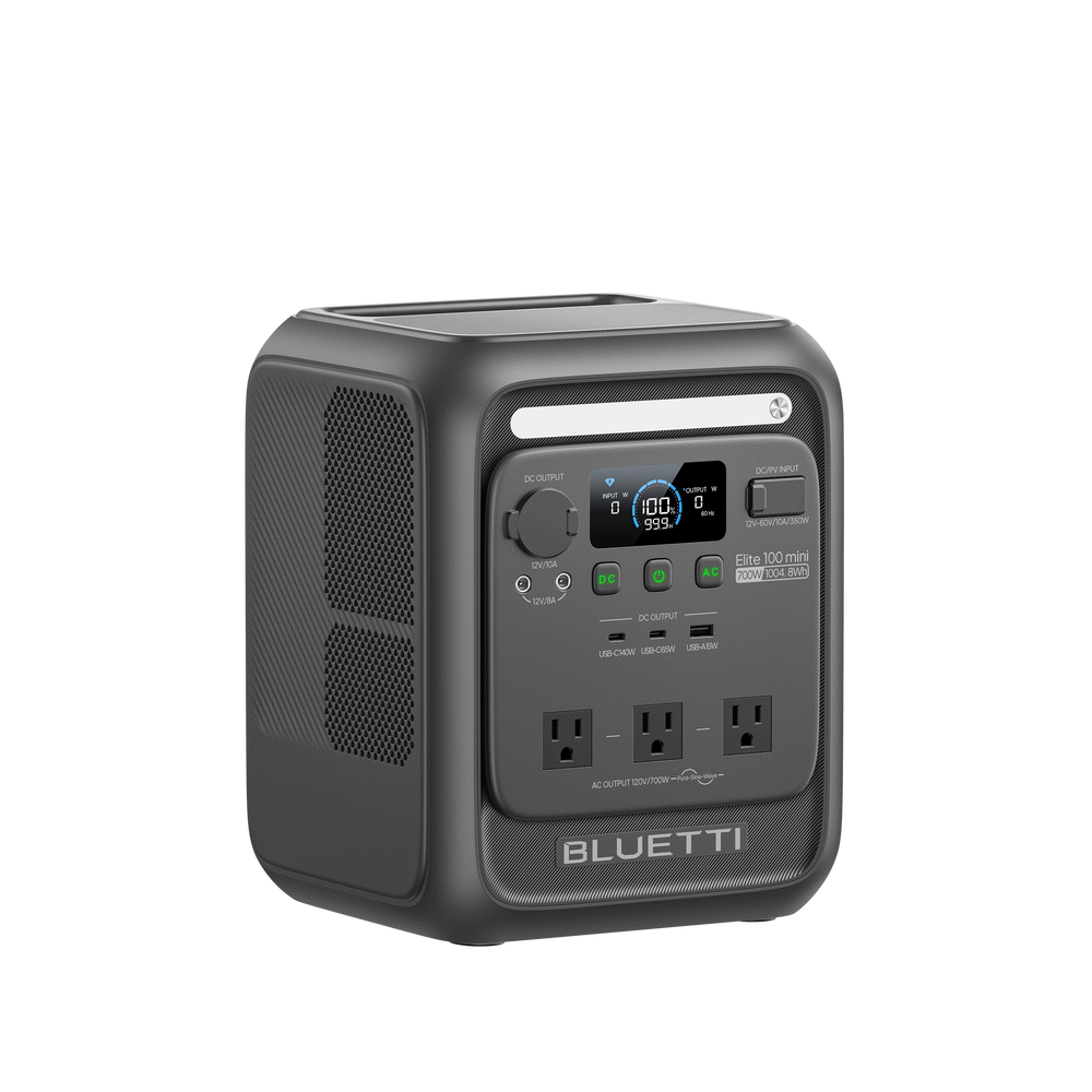 BLUETTI Elite 100 mini Portable Power Station |1,004Wh 700W