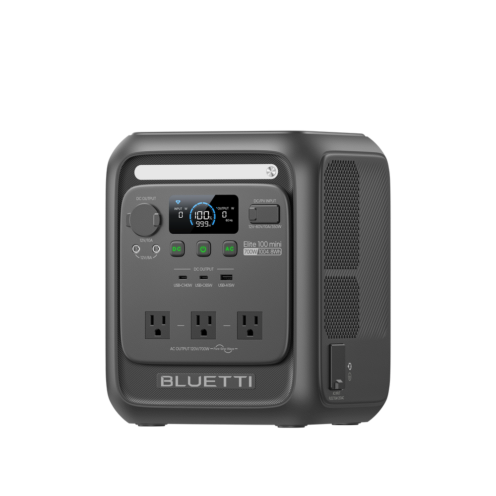 BLUETTI Elite 100 mini Portable Power Station |1,004Wh 700W