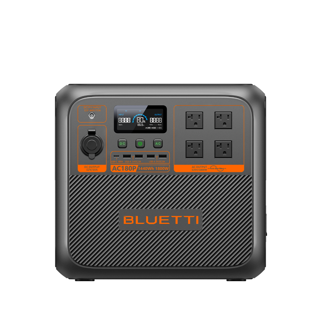BLUETTI AC180P Portable Power Station | 1,800W 1,440Wh