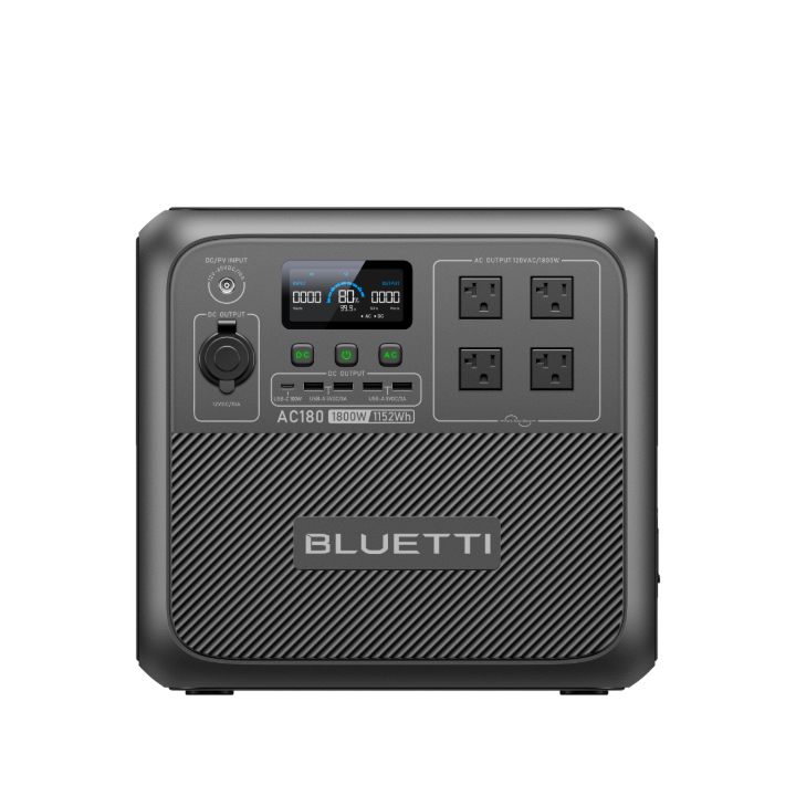 BLUETTI AC180 Bluetti power station with 1,152Wh battery capacity