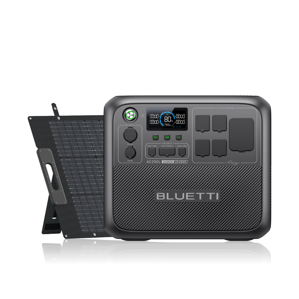 BLUETTI AC200L Solar Generator | 2,400W 2,048Wh