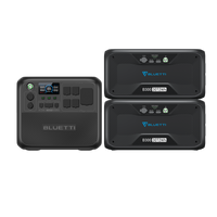 BLUETTI AC200L 2400W 2048Wh power station with two B300 3072Wh battery modules