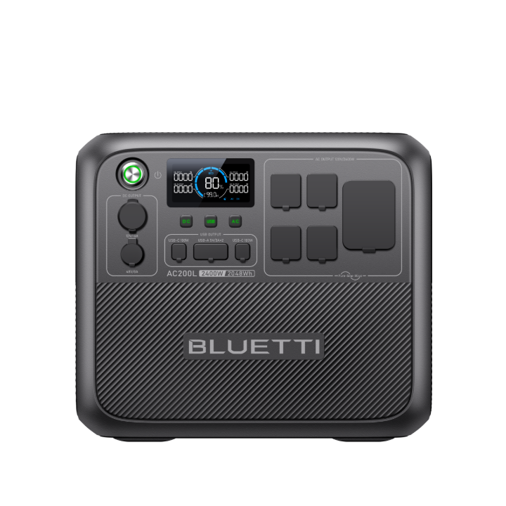 BLUETTI AC200L portable power station for home backup and solar generator use