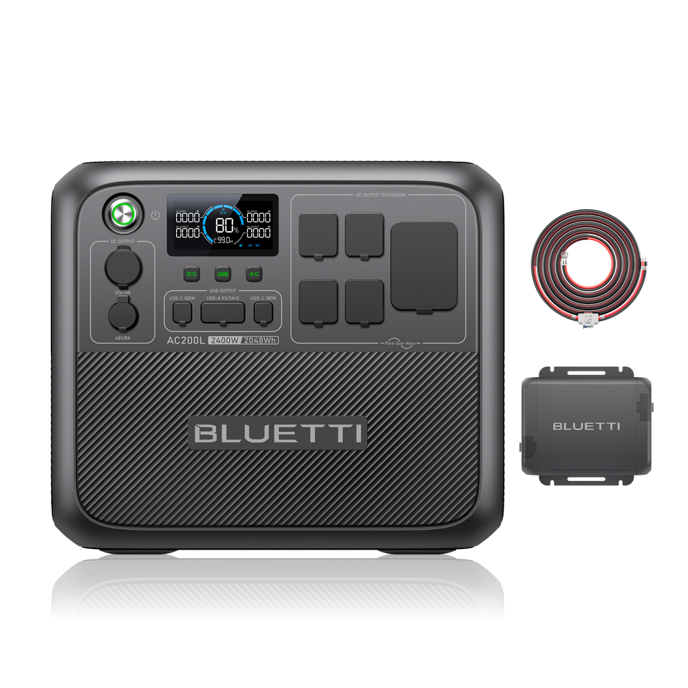 BLUETTI AC200L Portable Power Station  | 2,400W,2,048Wh, Portable Power