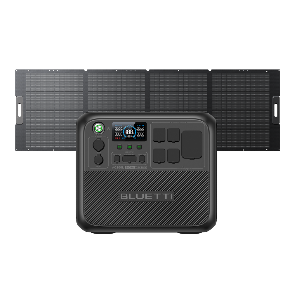 BLUETTI AC200L Solar Generator | 2,400W 2,048Wh
