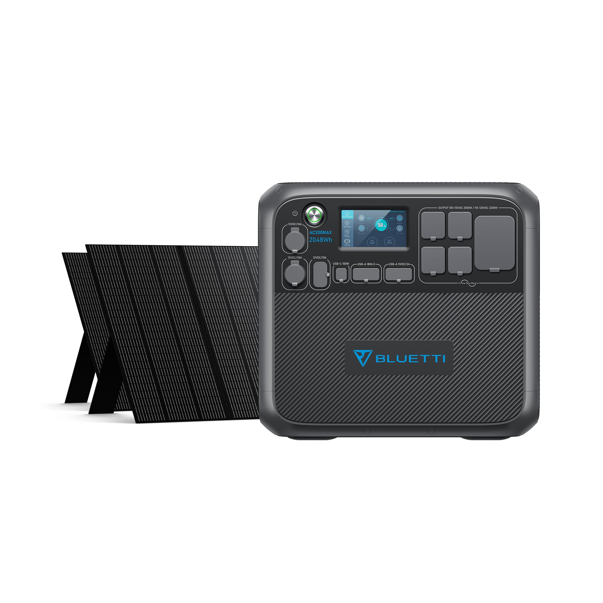 BLUETTI AC200MAX Expandable Power Station | 2,200W AC Pure Sine