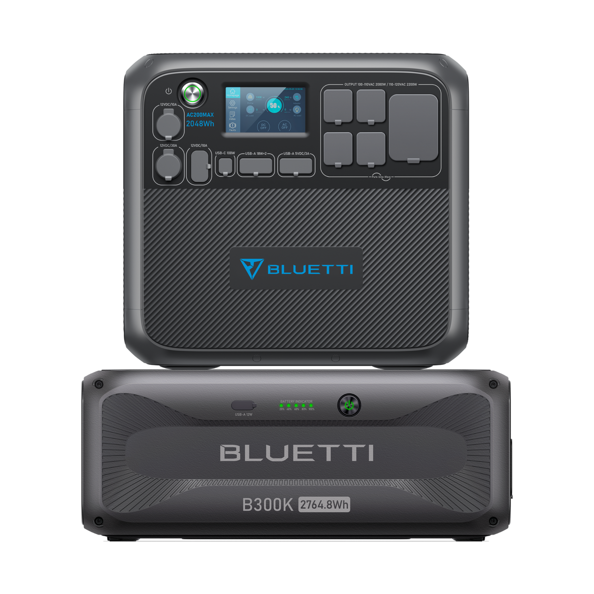BLUETTI AC200MAX Expandable Power Station | 2,200W AC Pure Sine BLUETTI AC200MAX Expandable Power Station | 2,200W AC Pure Sine