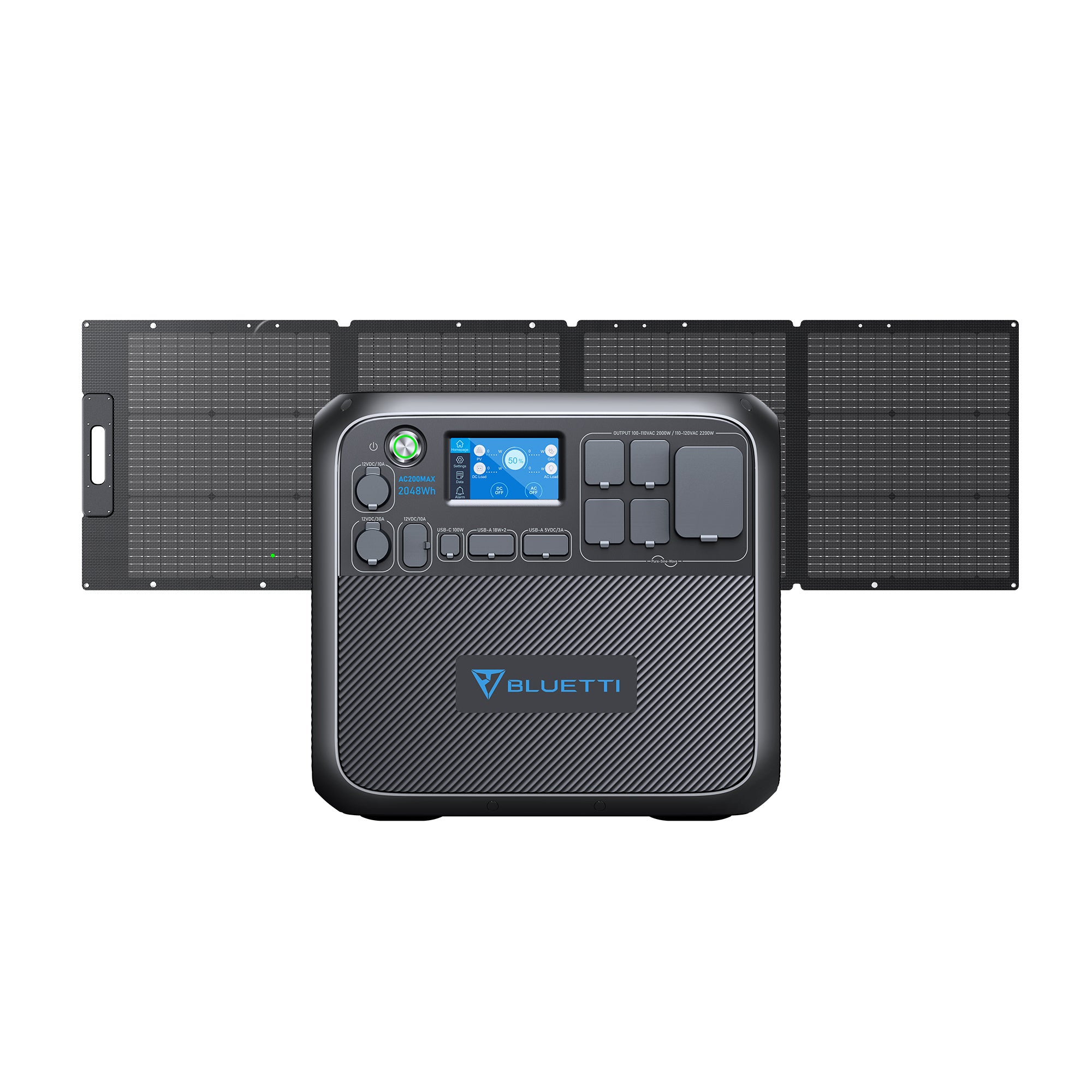 free BLUETTI AC200MAX ポータブル電源 BLUETTI AC200MAX Expandable Power Station | 2,200W AC Pure Sine