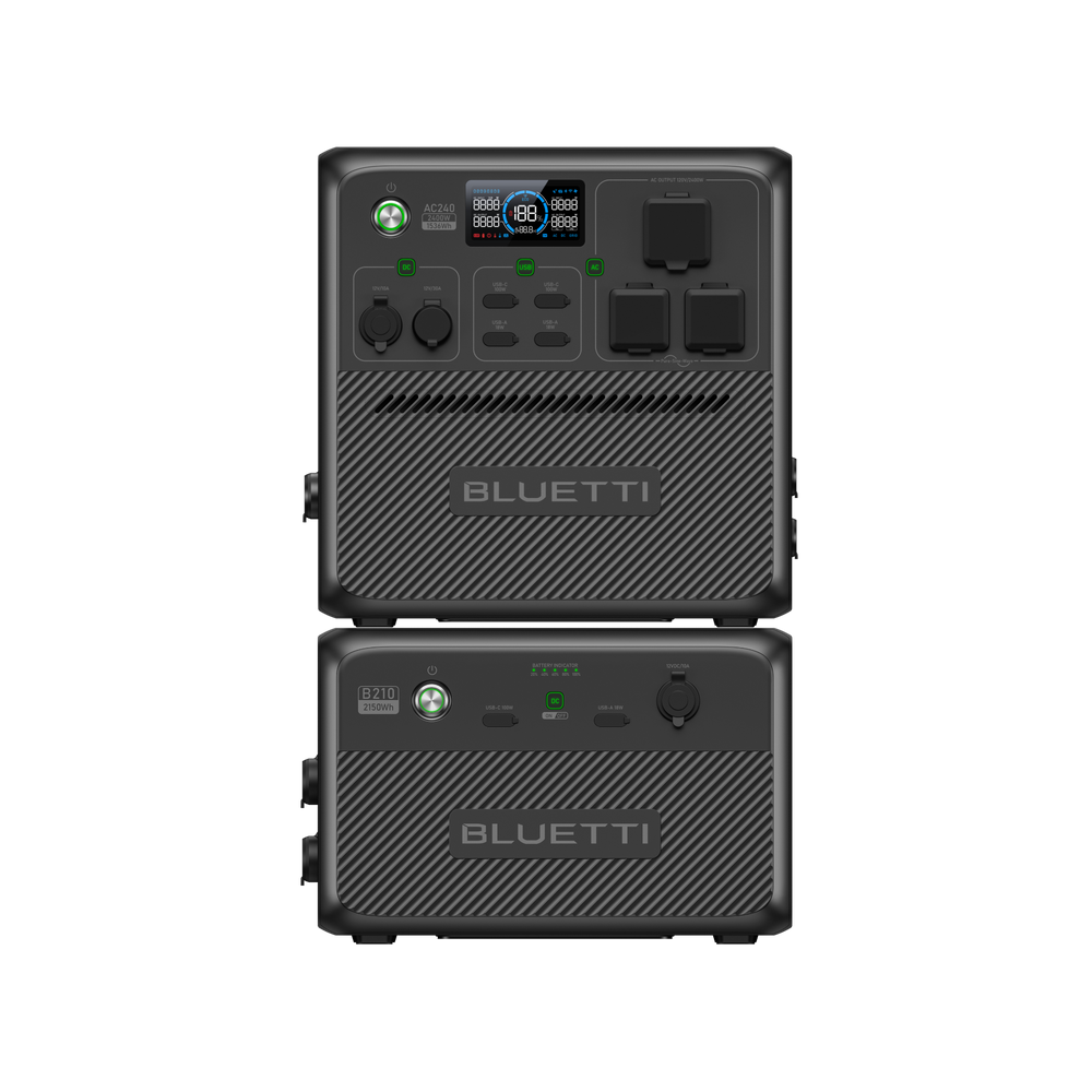 BLUETTI AC240 Solar Generator | 2,400W,1,536Wh