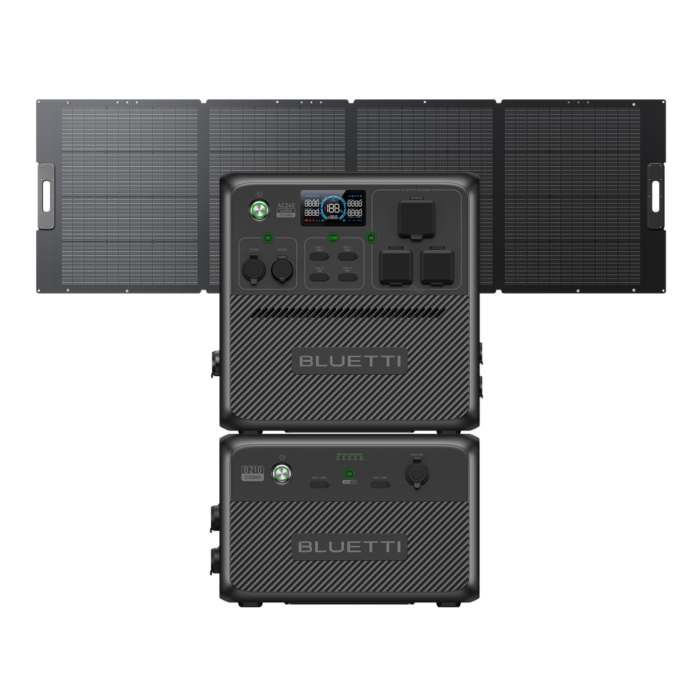 BLUETTI AC240 Solar Generator | 2,400W,1,536Wh