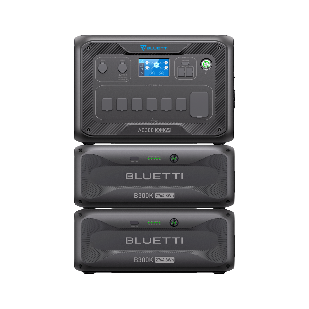 BLUETTI AC300+2*B300K | Home Battery Backup