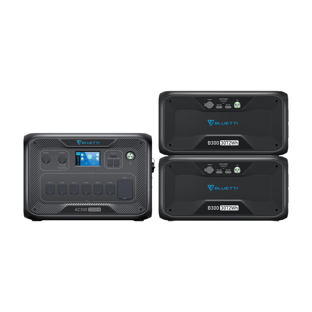 BLUETTI AC300 + 2*B300 | Home Battery Backup