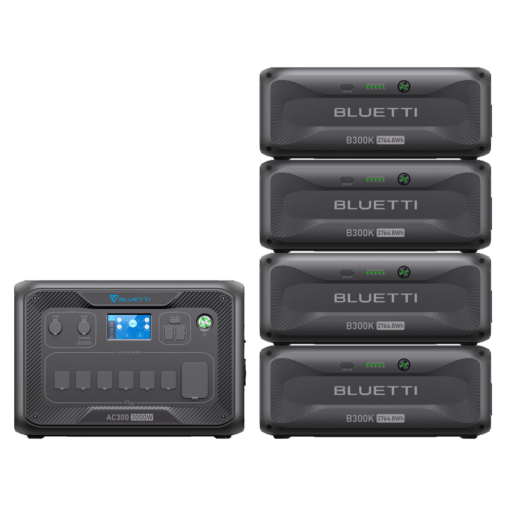 BLUETTI AC300+4*B300K | Home Battery Backup