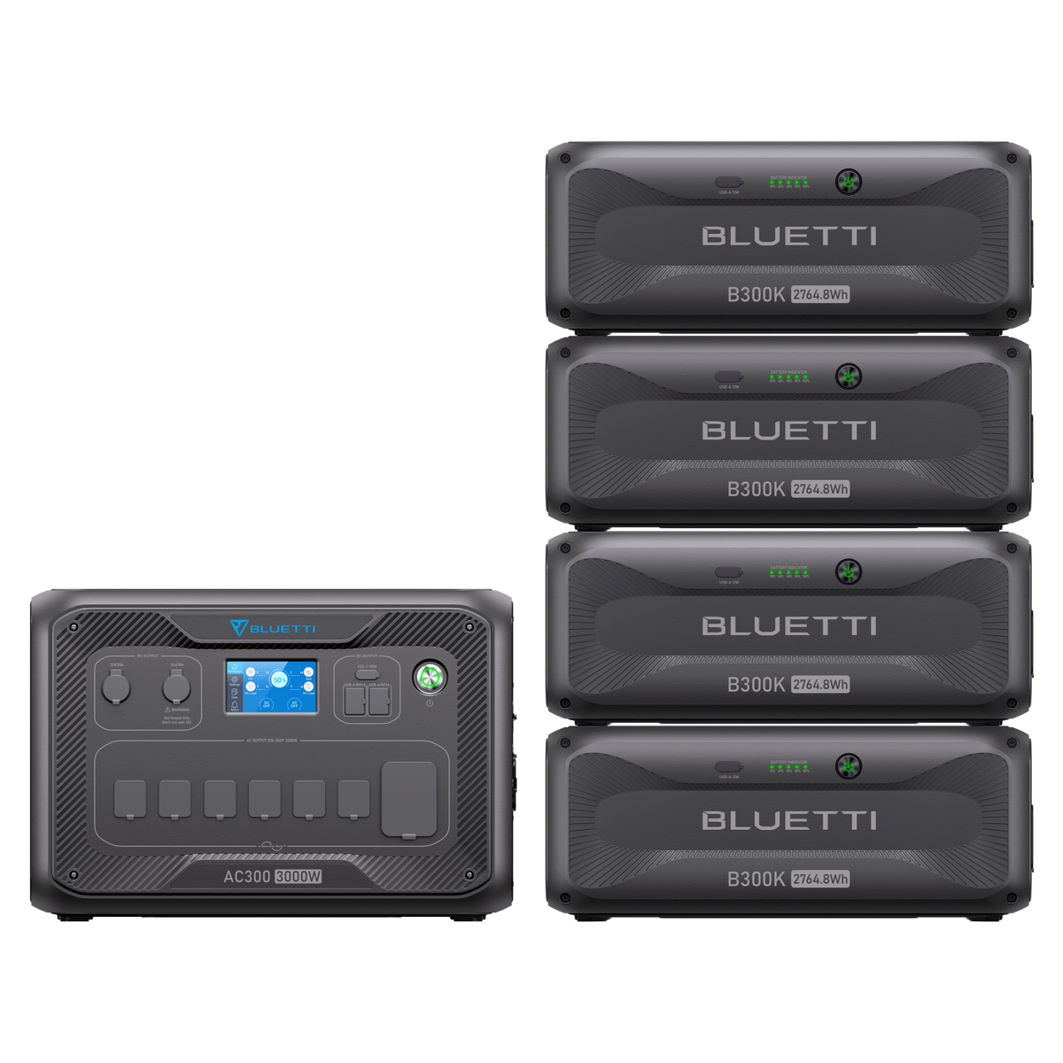 BLUETTI AC300+4*B300K | Home Battery Backup