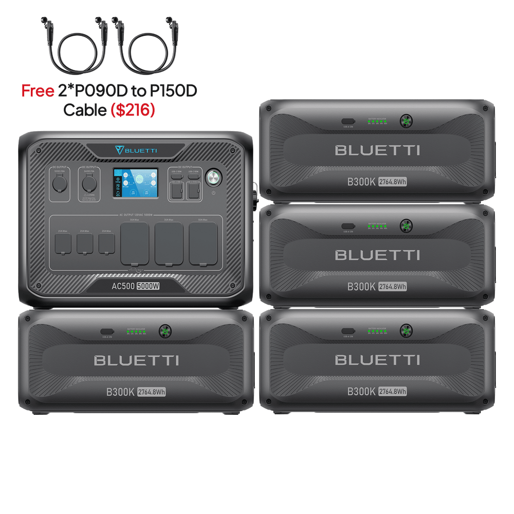 BLUETTI AC500+4*B300K | Home Battery Backup