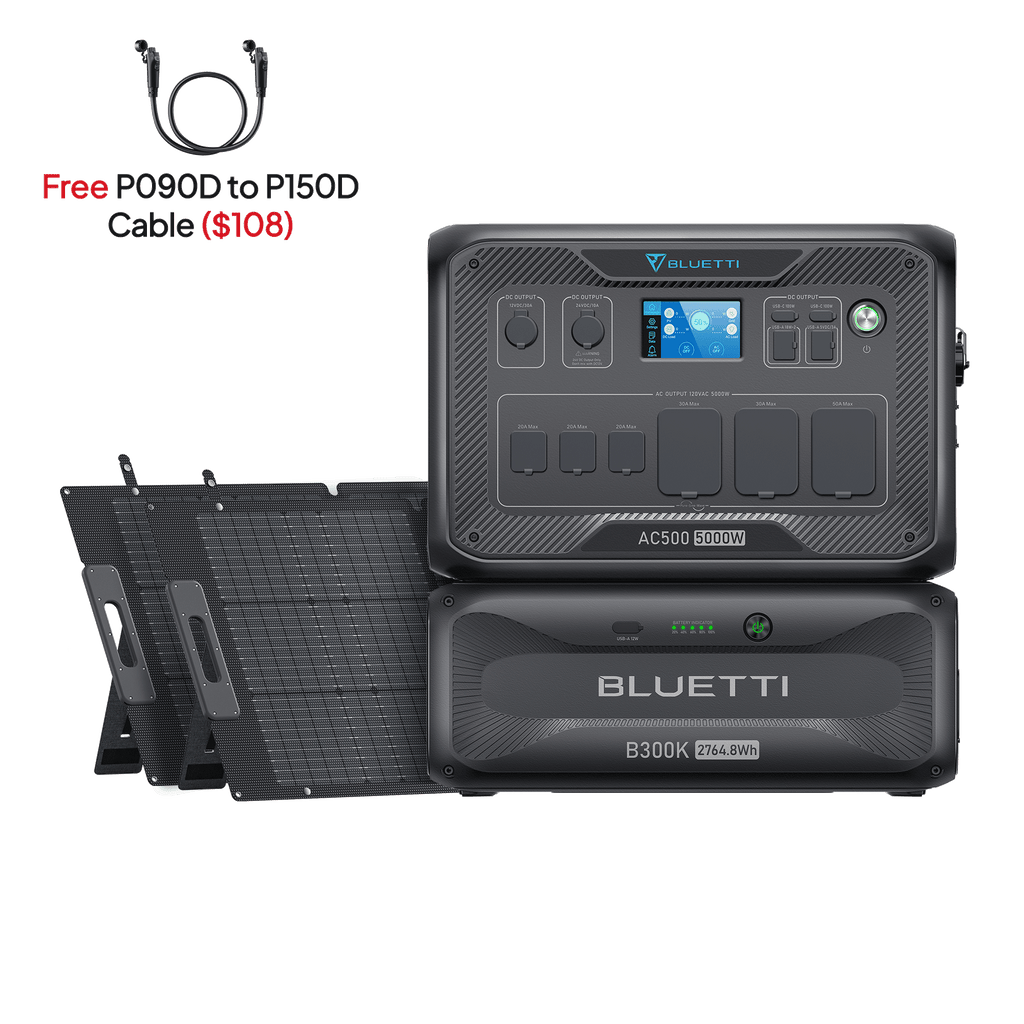 AC500+B300K+2*200W | Solar Generator