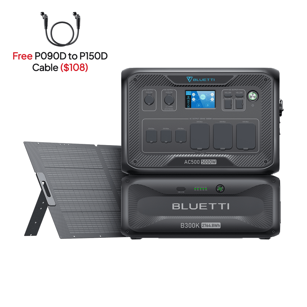 AC500+B300K+350W | Solar Generator