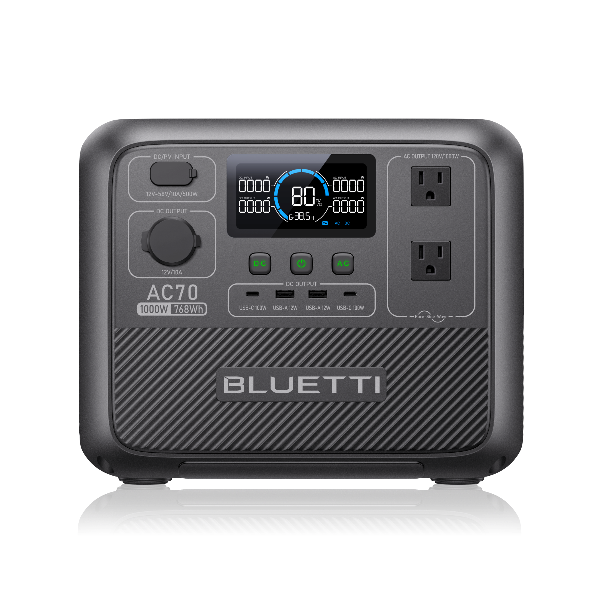 BLUETTI AC70 Portable Power Station