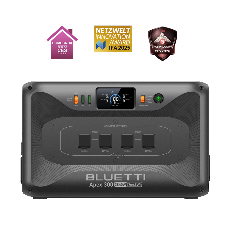 Apex 300 Versatile Power Station | 3,840W, 2,764.8Wh