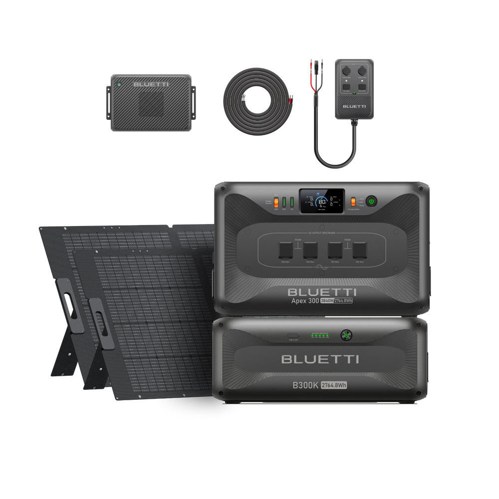 Apex 300 + B300K + Charger 2 + DC Hub + 2 × 350W