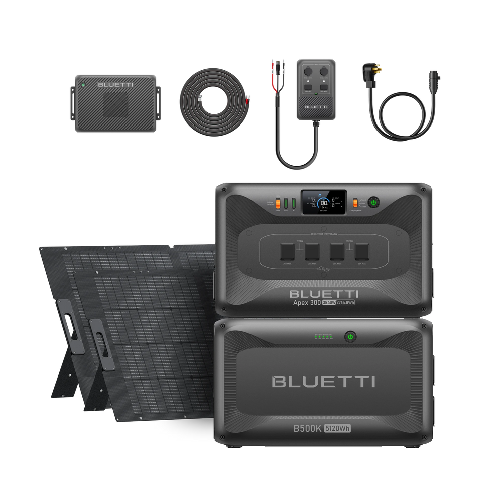 Apex 300 + B500K + Charger 2 + DC Hub + 2 × 350W + 50A Cable