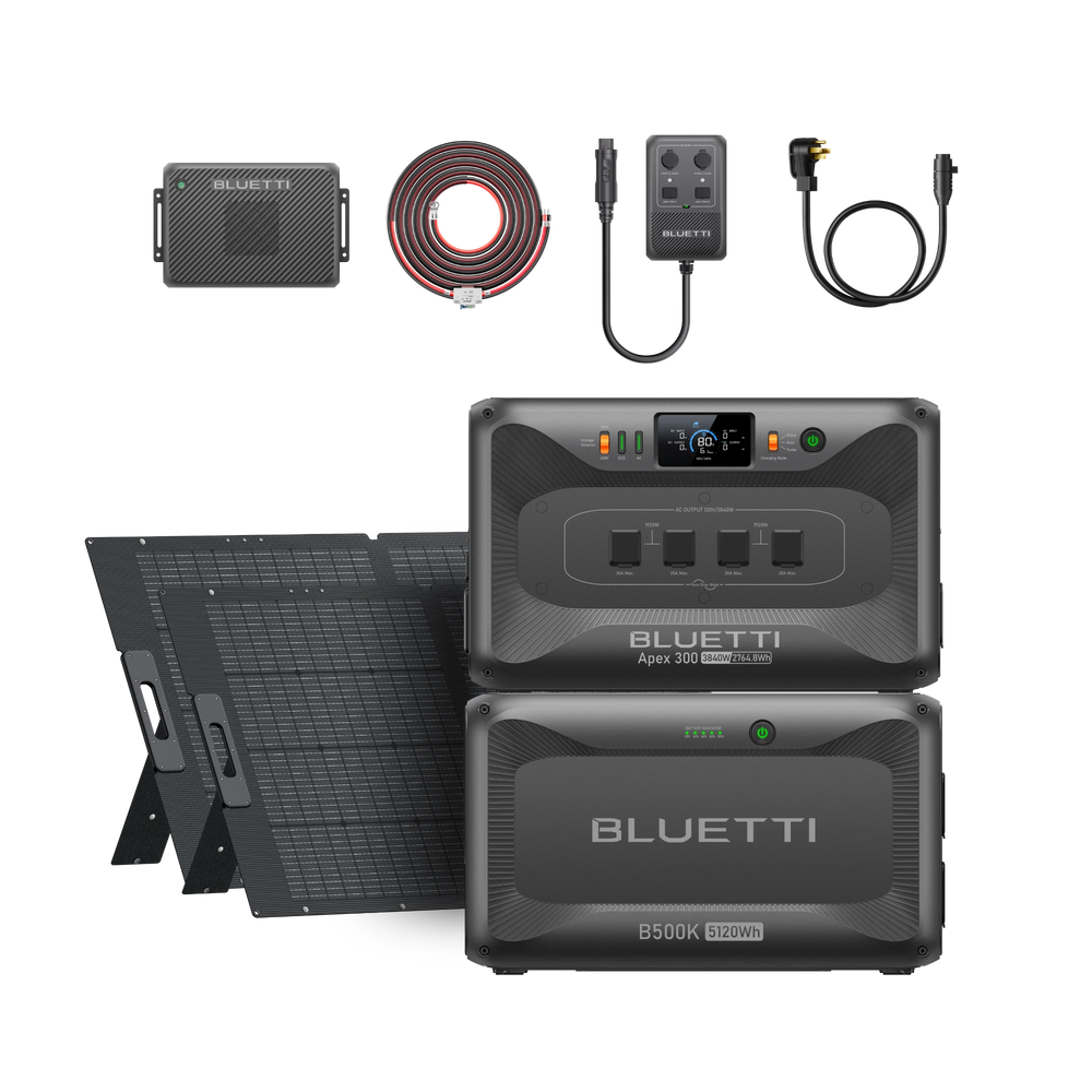 Apex 300 + B500K + Charger 2 + Hub D1 + 2 × 350W + 50A Cable