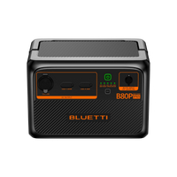 BLUETTI B80P 806Wh IP65 expansion battery with DC, USB-C, USB-A.
