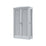 BLUETTI Power Shelter for EP800/EP900 energy storage systems. White louvered enclosure with double doors.