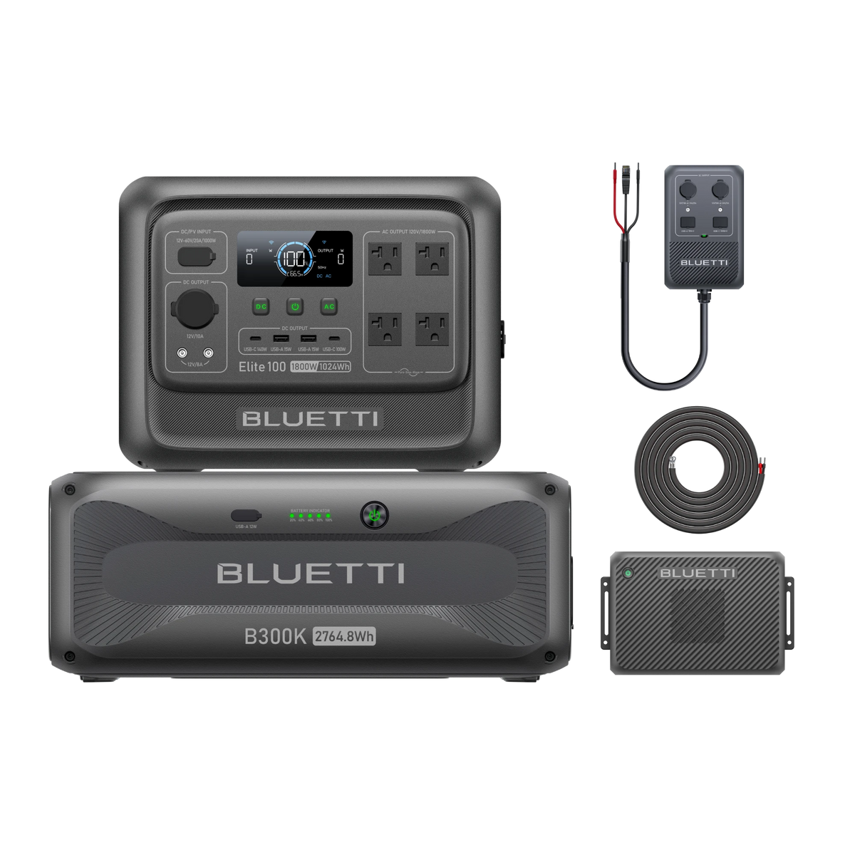 Elite 100 V2 + B300K + Charger 2+ DC Hub