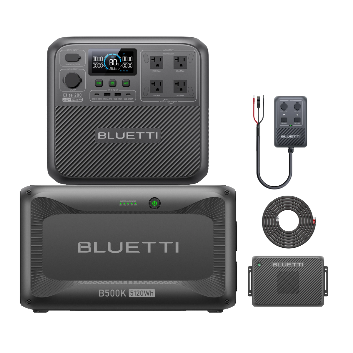 Elite 200 V2 + B500K + Charger 2 +  DC Hub