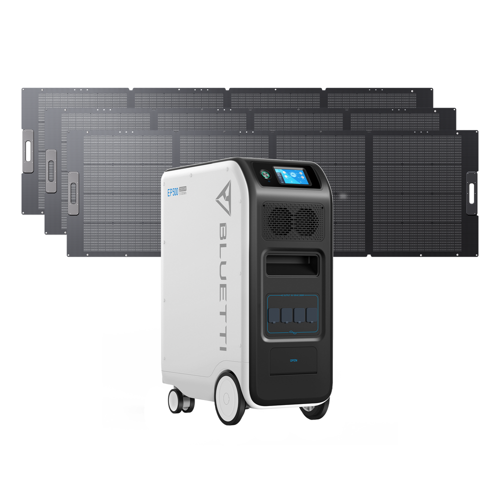 BLUETTI EP500 Solar Power Station | 2,000W  5,120Wh