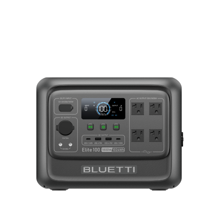 BLUETTI Elite 100 V2 portable power station for compact backup power