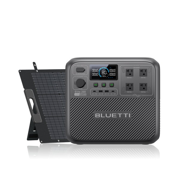 バカトノくんBLUETTI Elite 200 V2旧 大容量ポータブル BLUETTI Elite 200 V2 Portable Power Station - 2073.6Wh, 2600W