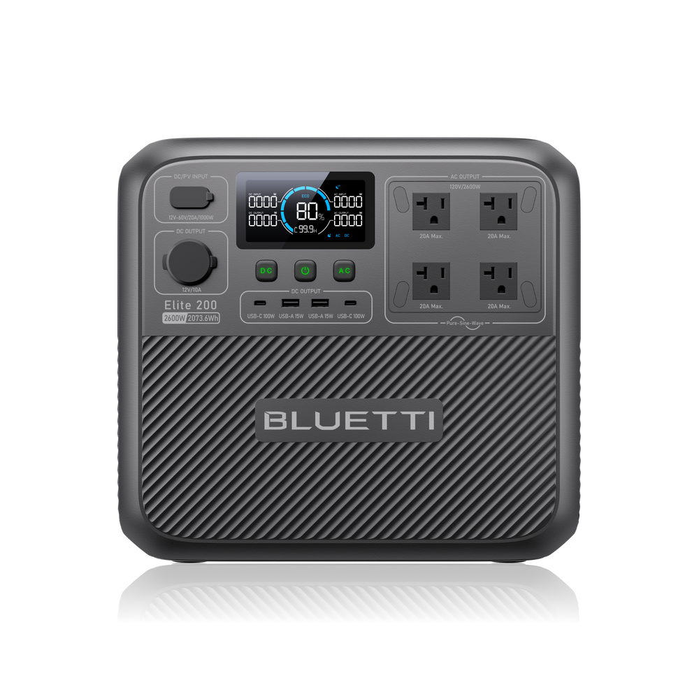 BLUETTI Elite 200 V2 Portable Power Station | 2,600W 2,073.6Wh-A